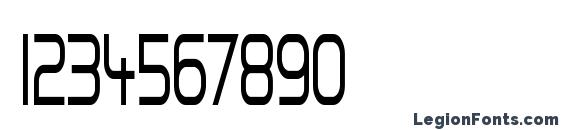 Hall Fetica Narrow Font, Number Fonts