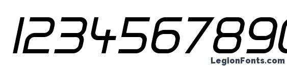 Hall Fetica Upper Italic Font, Number Fonts