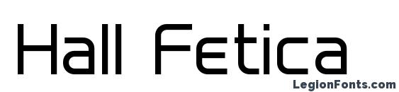 Hall Fetica Font