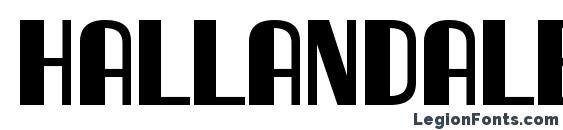 шрифт Hallandale Deco JL, бесплатный шрифт Hallandale Deco JL, предварительный просмотр шрифта Hallandale Deco JL