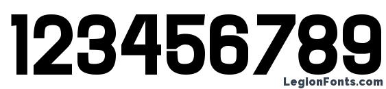 Hallandale Heavy JL Font, Number Fonts