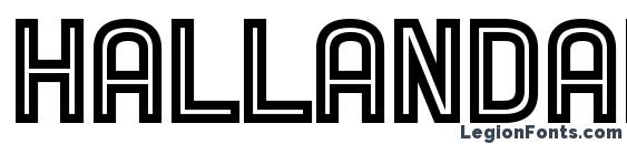 Hallandale Inline JL font, free Hallandale Inline JL font, preview Hallandale Inline JL font