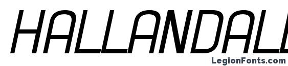 Hallandale Italic JL font, free Hallandale Italic JL font, preview Hallandale Italic JL font