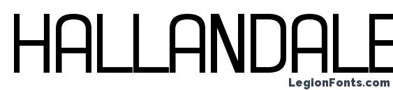 Hallandale JL font, free Hallandale JL font, preview Hallandale JL font