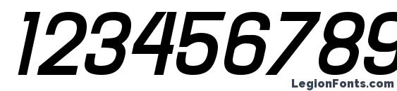 Hallandale SC Bold It. JL Font, Number Fonts