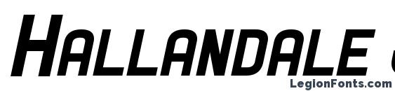Hallandale SC Heavy It. JL font, free Hallandale SC Heavy It. JL font, preview Hallandale SC Heavy It. JL font