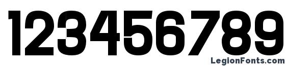 Hallandale SC Heavy JL Font, Number Fonts