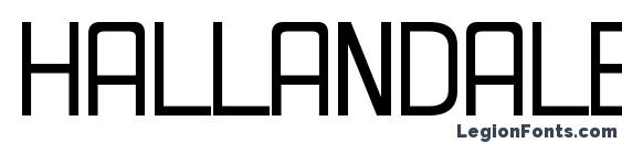 Hallandale Square JL font, free Hallandale Square JL font, preview Hallandale Square JL font