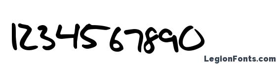 Hallisey Font, Number Fonts