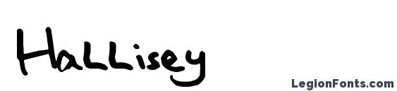 Hallisey Font