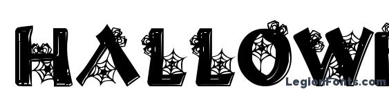Halloween Spider font, free Halloween Spider font, preview Halloween Spider font