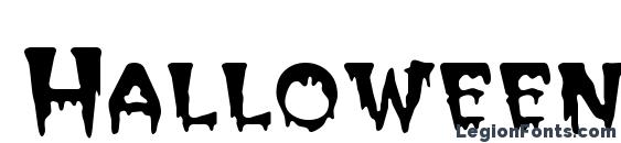 Halloween font, free Halloween font, preview Halloween font