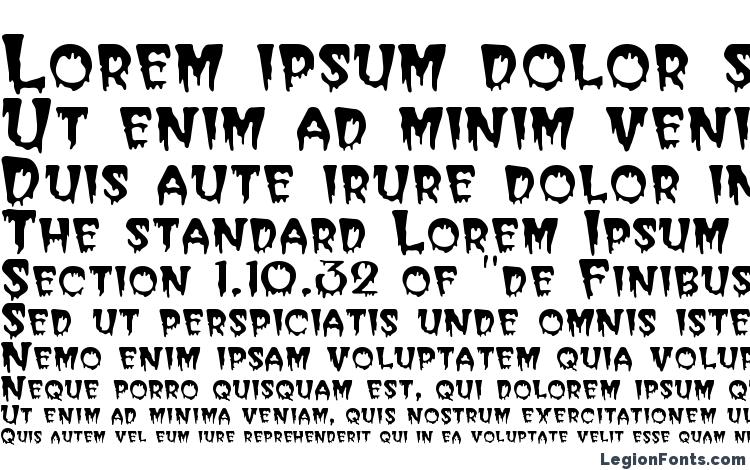 specimens Hallween font, sample Hallween font, an example of writing Hallween font, review Hallween font, preview Hallween font, Hallween font