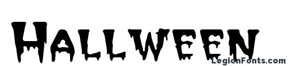 Hallween font, free Hallween font, preview Hallween font