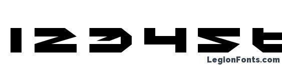 Halo Expanded Font, Number Fonts
