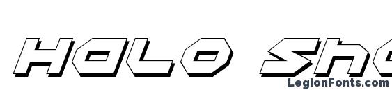 Halo Shadow Italic font, free Halo Shadow Italic font, preview Halo Shadow Italic font