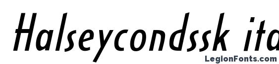 Halseycondssk italic Font