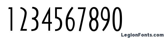 Halseylightcondssk Font, Number Fonts