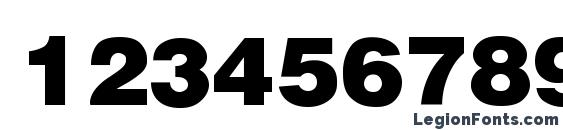 Halvorson blak semibld Font, Number Fonts