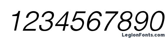 Halvorson light Font, Number Fonts