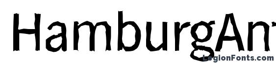 HamburgAntique Regular font, free HamburgAntique Regular font, preview HamburgAntique Regular font
