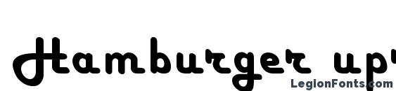 Hamburger upright Font