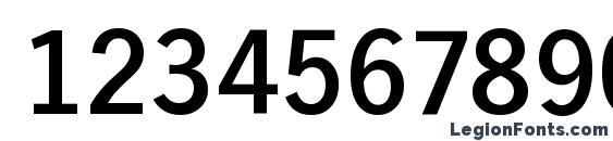 HamburgSerial Medium Regular Font, Number Fonts