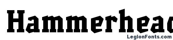 Hammerhead black font, free Hammerhead black font, preview Hammerhead black font
