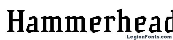 Hammerhead medium font, free Hammerhead medium font, preview Hammerhead medium font