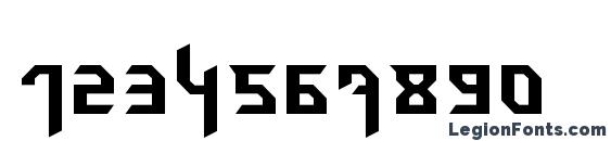 Hammerhead Font, Number Fonts