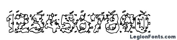 Hammh Font, Number Fonts