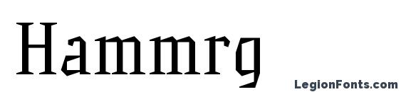 Hammrg font, free Hammrg font, preview Hammrg font