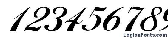 Hancock Font, Number Fonts