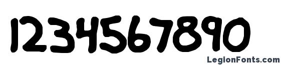 Hand Me Down S BRK Font, Number Fonts