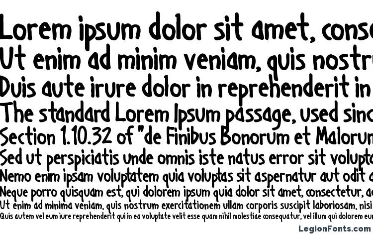 specimens Handab font, sample Handab font, an example of writing Handab font, review Handab font, preview Handab font, Handab font