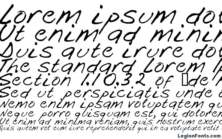 specimens Handi font, sample Handi font, an example of writing Handi font, review Handi font, preview Handi font, Handi font