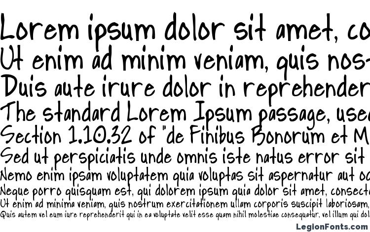 specimens HandPrinting font, sample HandPrinting font, an example of writing HandPrinting font, review HandPrinting font, preview HandPrinting font, HandPrinting font