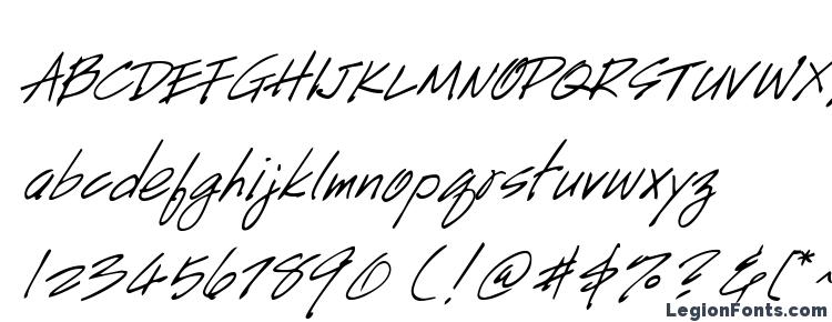 glyphs HandScript Italic font, сharacters HandScript Italic font, symbols HandScript Italic font, character map HandScript Italic font, preview HandScript Italic font, abc HandScript Italic font, HandScript Italic font