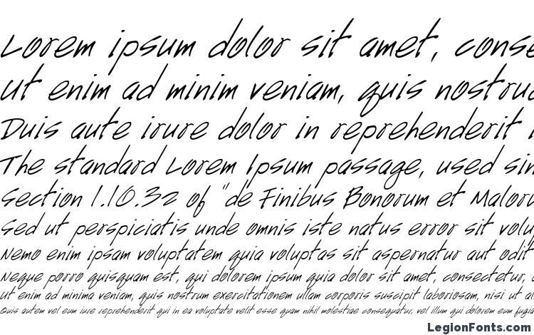 specimens HandScript Italic font, sample HandScript Italic font, an example of writing HandScript Italic font, review HandScript Italic font, preview HandScript Italic font, HandScript Italic font