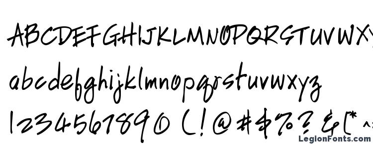 glyphs HandScriptLefty Bold font, сharacters HandScriptLefty Bold font, symbols HandScriptLefty Bold font, character map HandScriptLefty Bold font, preview HandScriptLefty Bold font, abc HandScriptLefty Bold font, HandScriptLefty Bold font