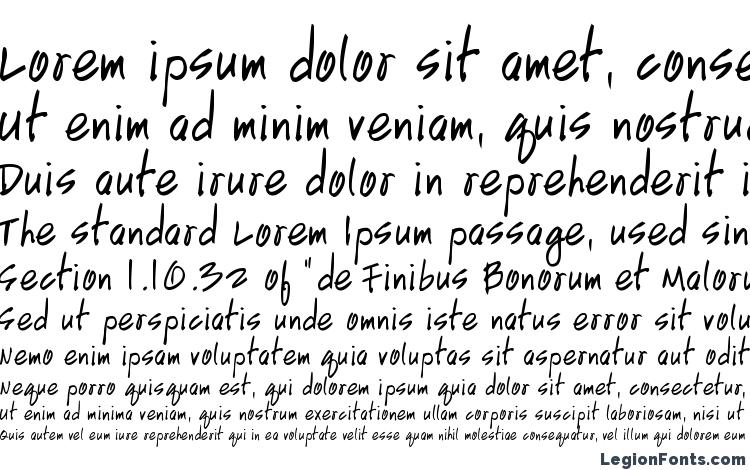 specimens HandScriptLefty Bold font, sample HandScriptLefty Bold font, an example of writing HandScriptLefty Bold font, review HandScriptLefty Bold font, preview HandScriptLefty Bold font, HandScriptLefty Bold font