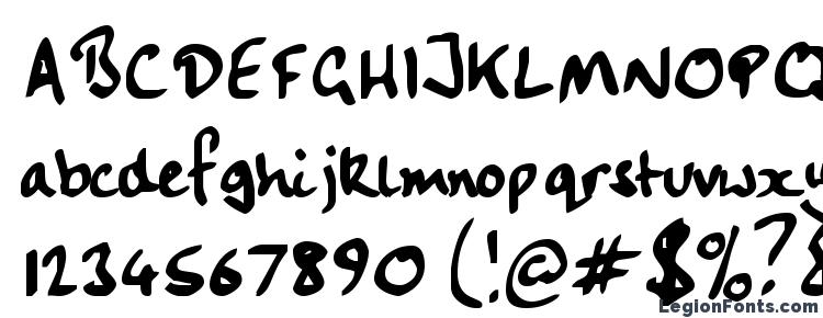 глифы шрифта Handwriting, символы шрифта Handwriting, символьная карта шрифта Handwriting, предварительный просмотр шрифта Handwriting, алфавит шрифта Handwriting, шрифт Handwriting