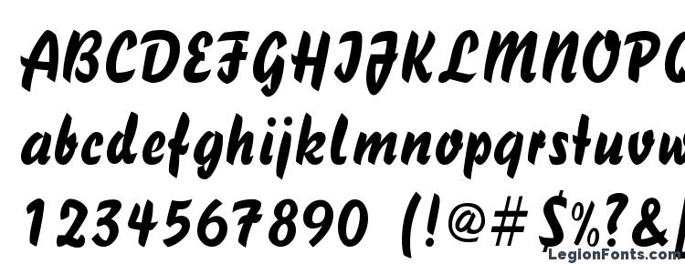 glyphs Handybrush Regular font, сharacters Handybrush Regular font, symbols Handybrush Regular font, character map Handybrush Regular font, preview Handybrush Regular font, abc Handybrush Regular font, Handybrush Regular font