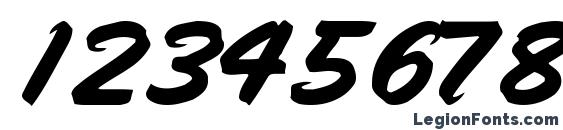 Handyman94 regular Font, Number Fonts