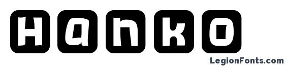 Hanko Font