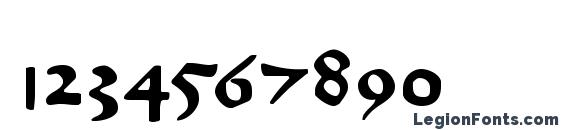 Hansfraktur Font, Number Fonts