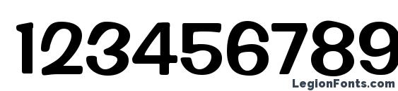 Happy hands bold Font, Number Fonts