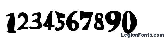 Happy LarryRegular Font, Number Fonts