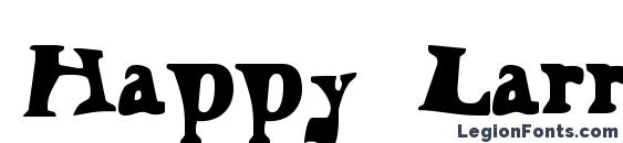 Happy LarryRegular font, free Happy LarryRegular font, preview Happy LarryRegular font