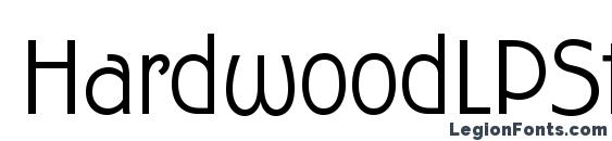 HardwoodLPStd Font